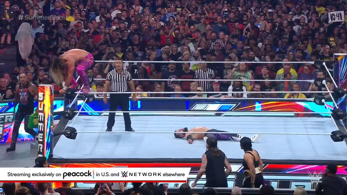 World Heavyweight Champion Seth Rollins contends with The Judgment Day at #SummerSlam!