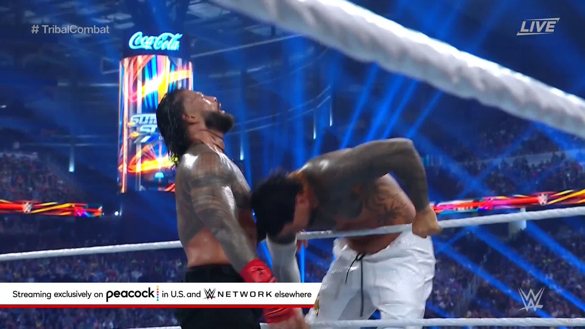 THROUGH THE TABLE!!! #TribalCombat #SummerSlam