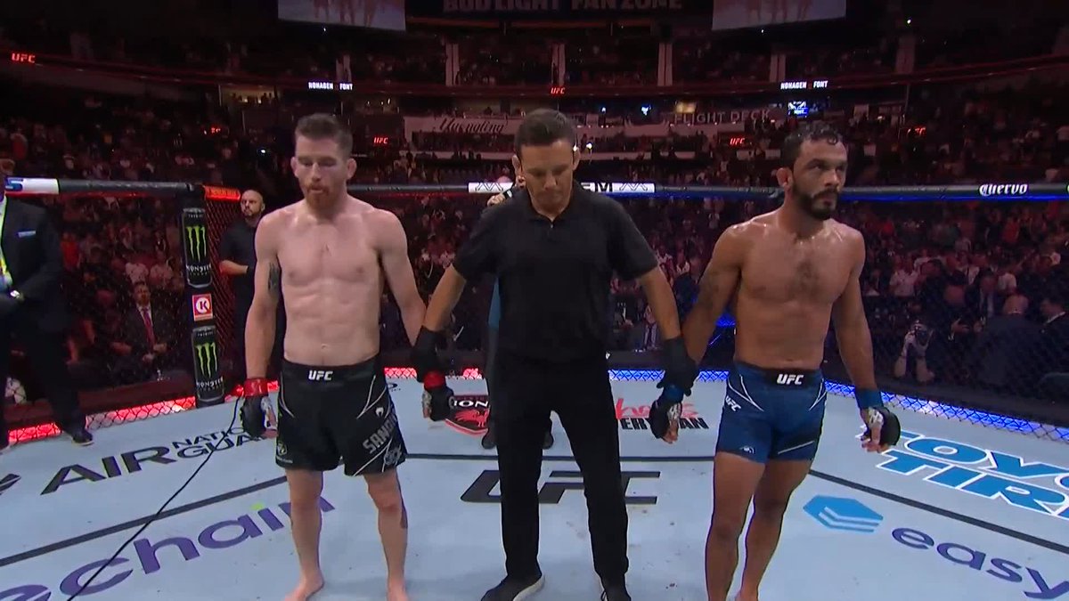 A clean sweep for @CorySandhagen ๐ #UFCNashville