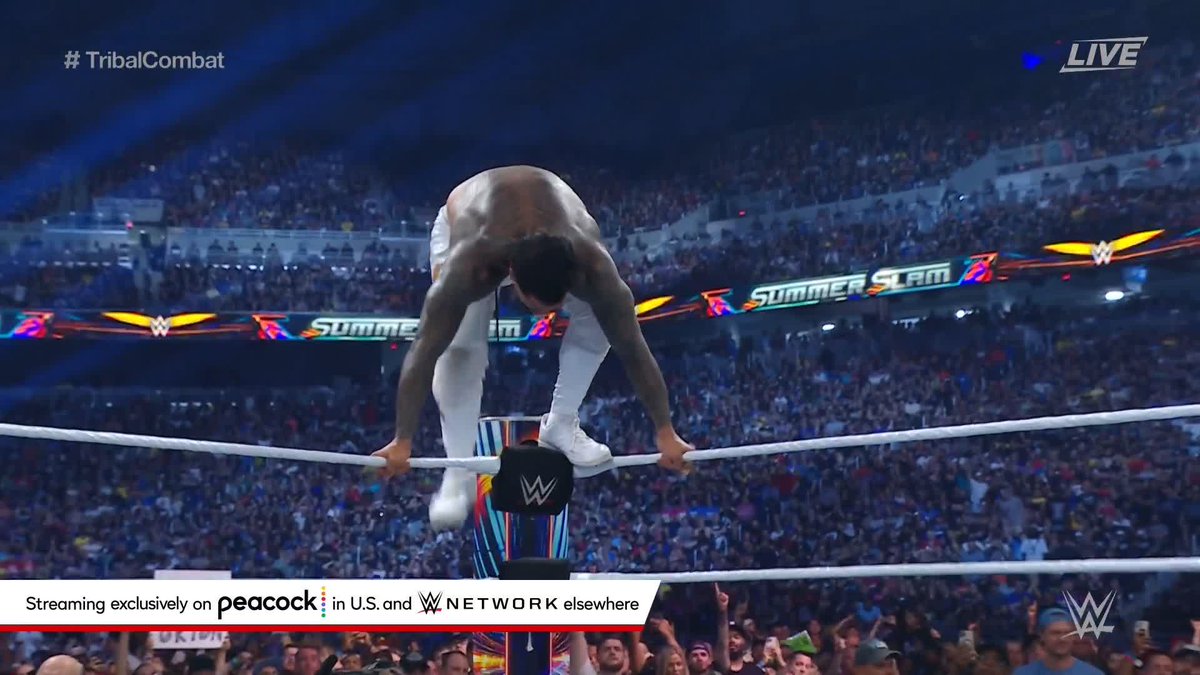 NO WAY!!!! 😲😲😲😲😲 #TribalCombat #SummerSlam