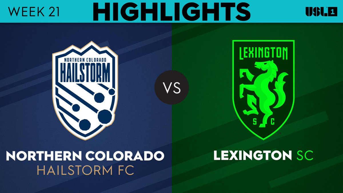.Lexington Sporting Club erase two-goal deficit to upset Northern Colorado Hailstorm FC, 4-3, in former’s first road win, latter’s first home defeat! #NCOvLEX //