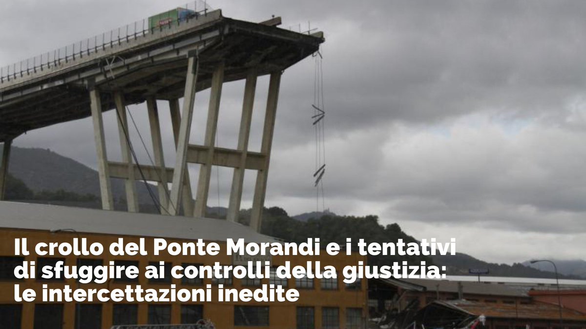 #Report da rivedere Dopo il crollo del ponte Morandi, Autostrade per l’Italia ha sempre assicurato che avrebbe fornito la massima collaborazione con la giustizia. Ma è andata così? Nell’inchiesta della Procura di Genova emerge un’altra verità Domani alle 21.15 su Rai3