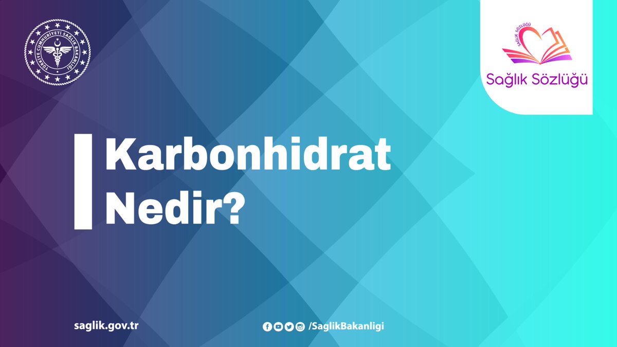 📹 Karbonhidrat Nedir? #SağlıkSözlüğü