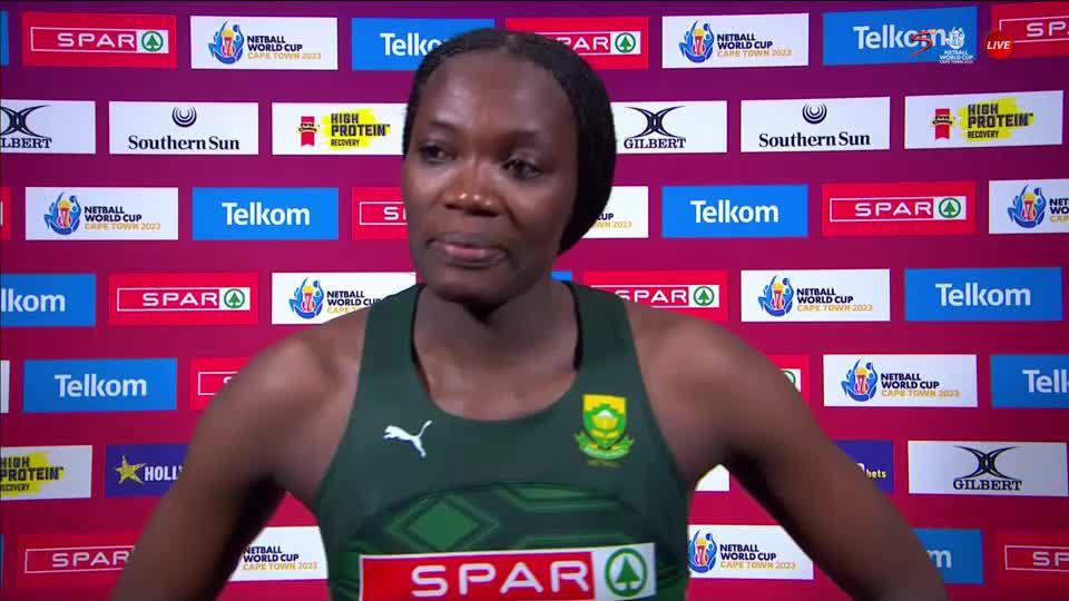 🗣️ "I'm proud of myself, my family got a chance to come and watch me. This is my last World Cup." An emotional Phumza Maweni, who was sensational for the #SPARProteas throughout #NWC2023, reflects on the tournament and finishing sixth 🇿🇦