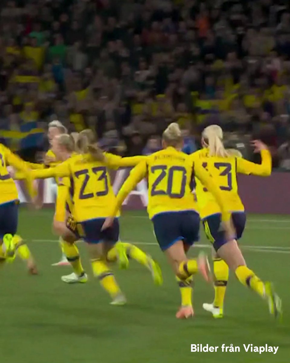 WOW! Bollen är över med minsta möjliga marginal! Sverige är vidare till kvartsfinal! 🔥 🇸🇪🤯