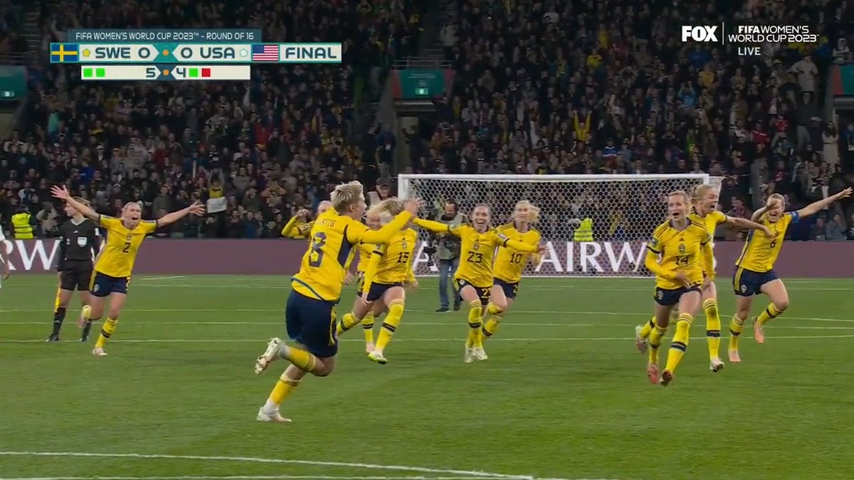 Every single penalty from the USA-Sweden shootout ⬇️