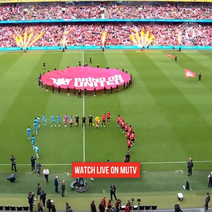 Off we go! 👊 Tune in to #MUTV for live coverage ⬇️ #MUFC