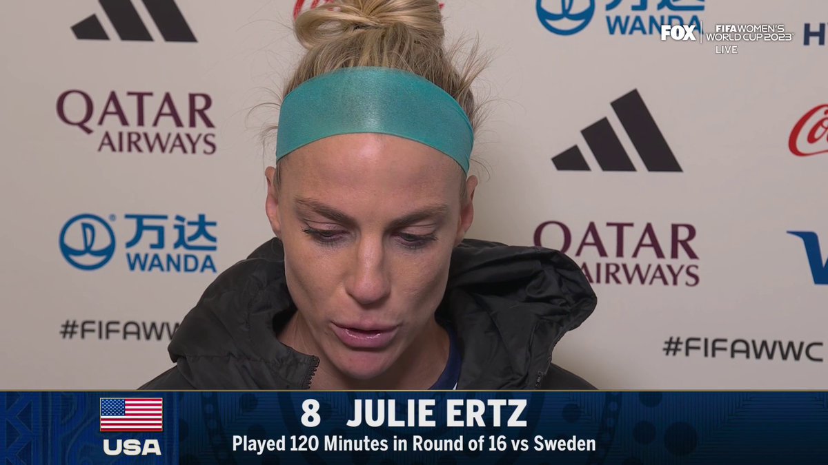 I’d have Julie Ertz on my team 10 out of 10 times. Leader #USWNT