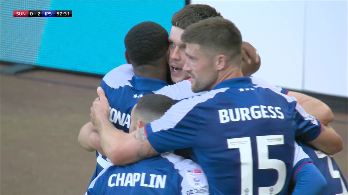 CLINICAL IPSWICH! ⚡ George Hirst doubles his sides lead at the Stadium of Light!