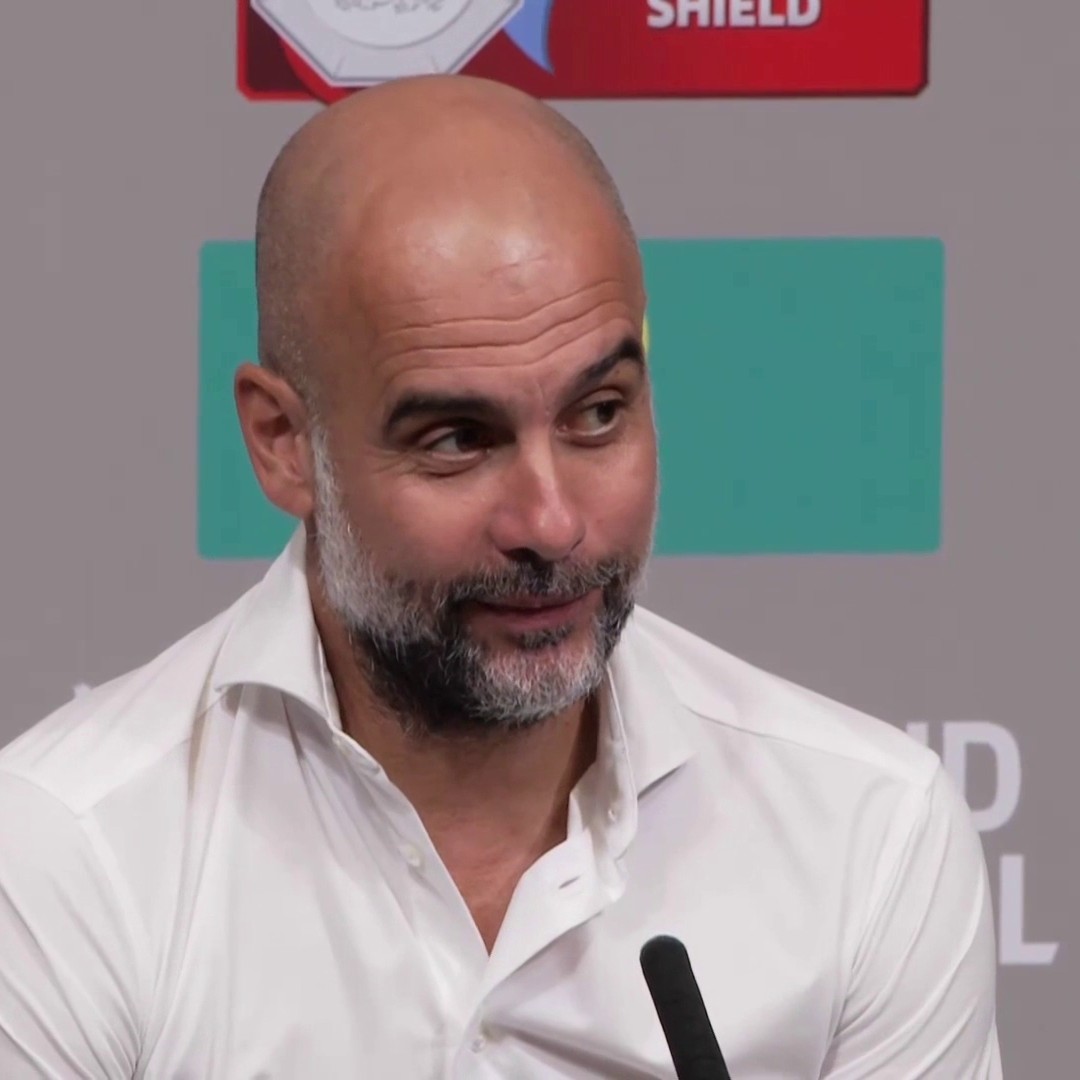 🗣 "The games will be one hundred minutes, that's for sure" Pep Guardiola reacts after Manchester City concede in the 101st minute against Arsenal in the Community Shield ⌛