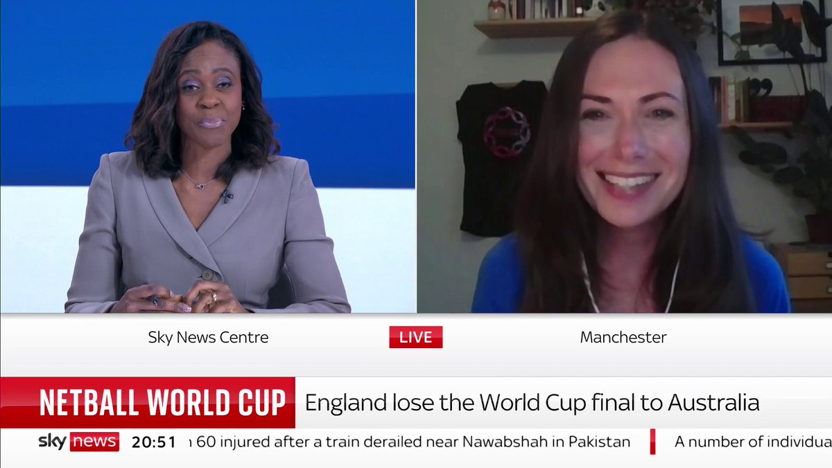 'We're already seeing men playing netball here'. Netball commentator and reporter Lindsey Chapman 🌱🎥 says netball is a "mixed sport" and men are "really supporting the female game". More👉 📺 Sky 501, Virgin 602, Freeview 233 and YouTube