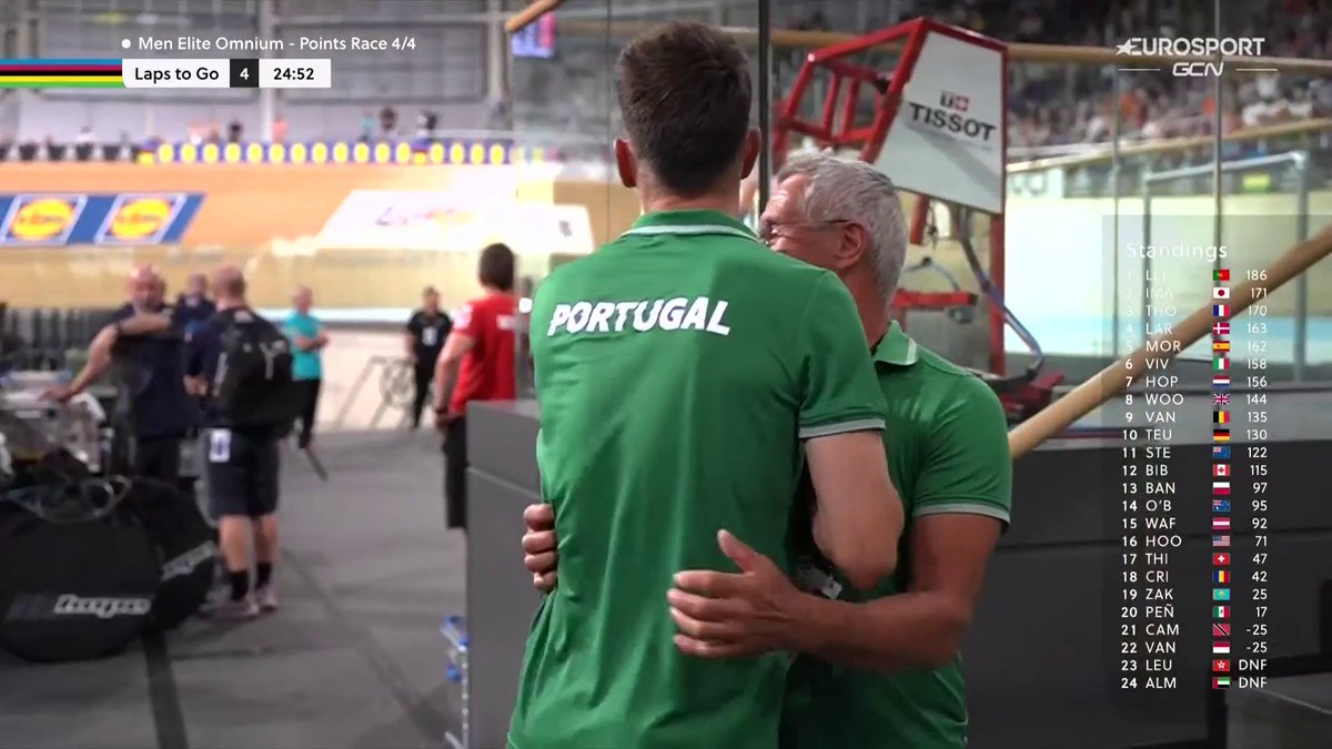 Iúri! Iúri! Iúri! Portugal tem um campeão do mundo em elites na pista, na disciplina de omnium! Obrigado, Iúri Leitão!