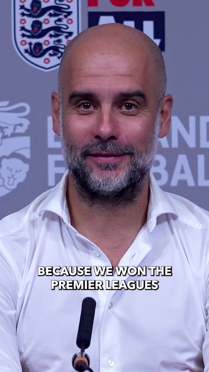 Pep Guardiola: “We lost three [Community Shields] in a row. Do you know why? Because we won the Premier Leagues…” 🎥 BeanymanSports