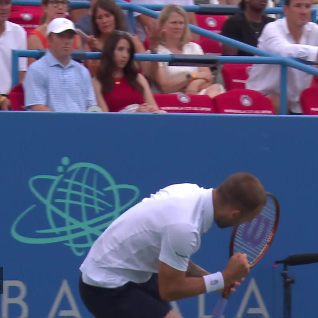 Needled: Threaded 🧵 A magical Dan Evans pass at a crucial time in the #MubadalaCitiDCOpen final!