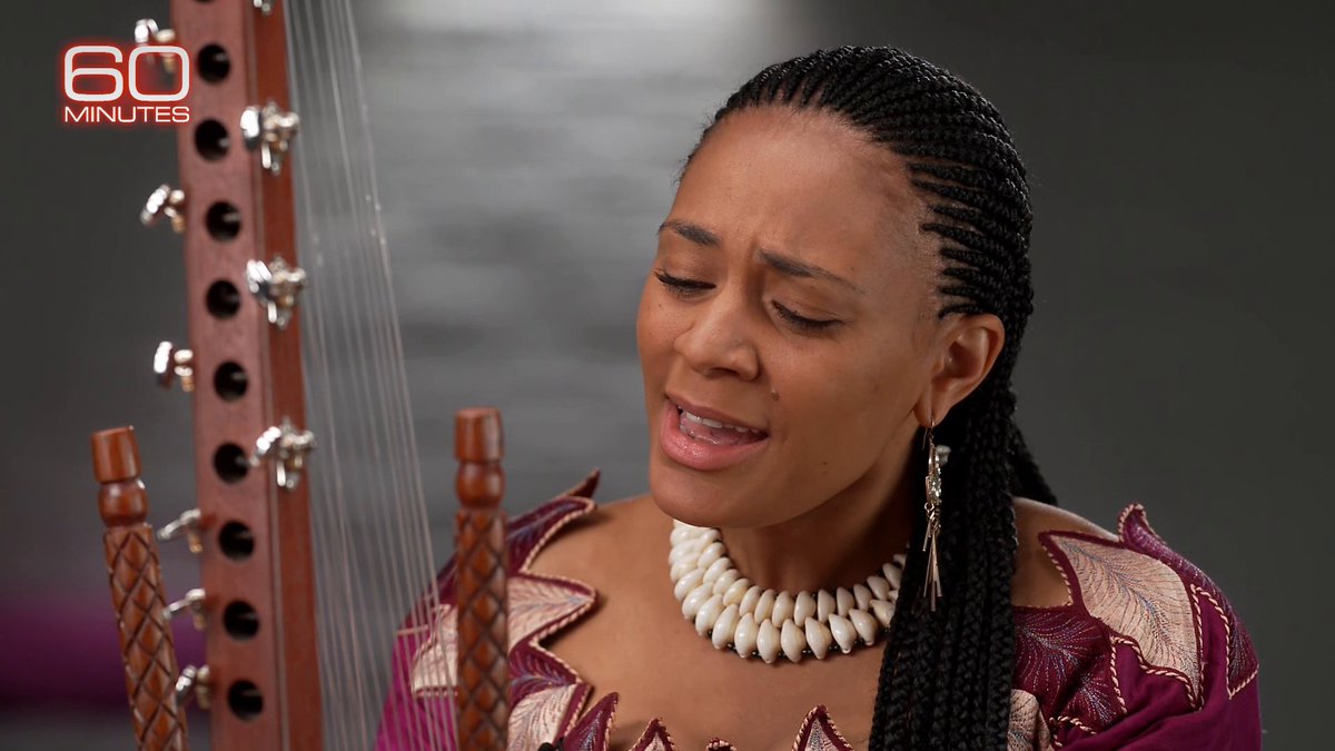Sona Jobarteh is from a West African griot family. For centuries, griots have been musicians and storytellers. Women in griot families were traditionally singers, but only men were allowed to play the instruments.