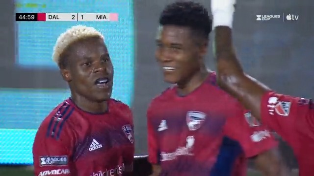 BERNARD. KAMUNGO. A 2-1 lead for FC Dallas and a moment the 21-year-old will never forget. #LeaguesCup2023