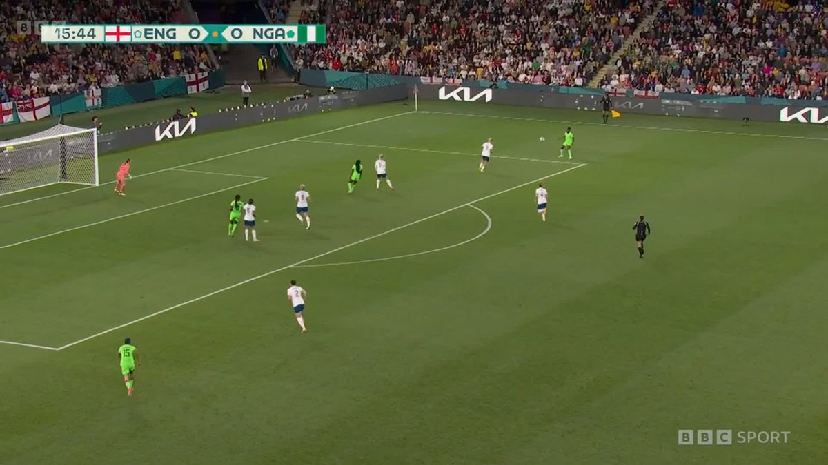 A HUGE let off for England! Nigeria should be ahead! #FIFAWWC #ENG #NGA