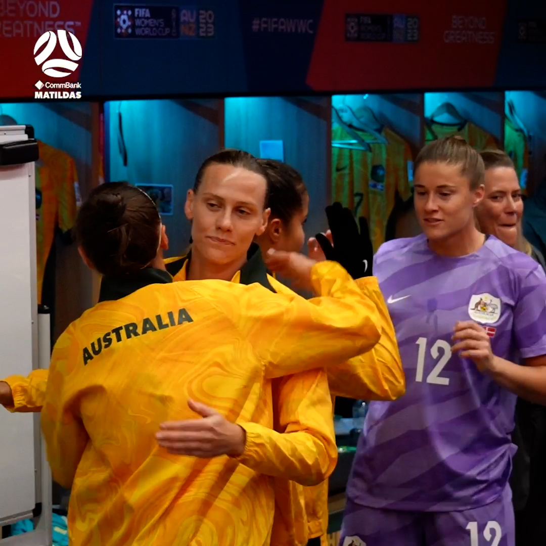 Pre-match hype 🔥 #Matildas #FIFAWWC #TilitsDone