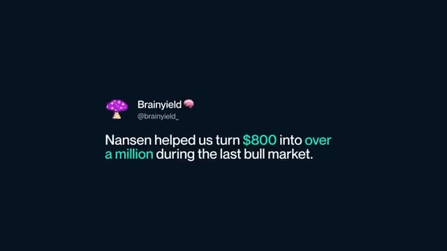 When you win. We win. That's why we built Nansen 2. Join our Early Access Waitlist today:
