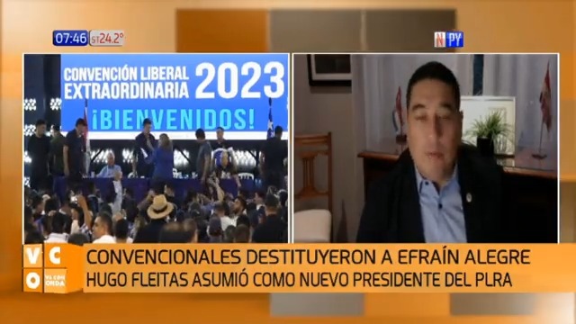 🗣️ "Jamás el cartismo podrá tomar al liberalismo ni al PLRA" ♦️ El senador Eduardo Nakayama dijo que el PLRA es "un trofeo de guerra" que Horacio Cartes quiere tomar. ♦️ No obstante, resaltó que "lo vamos a enfrentar y a los que están detrás". #NPY #NosConectaSiempre