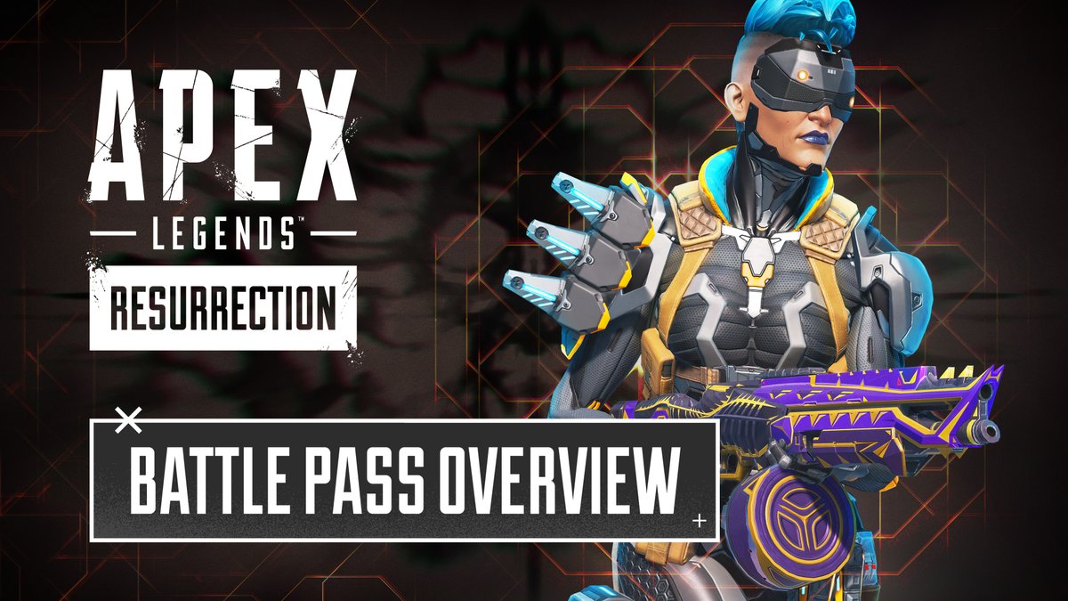 Terrorize your enemies with looks from the Resurrection Battle Pass. Unlock the Reactive Heart of the Divine EVA-8 at Level 25 and seize victory with skins like Pathogen Pathfinder, Outlawed Tech Mad Maggie, and the Vortex Core L-STAR. All this and more lands tomorrow, Aug 8 👀