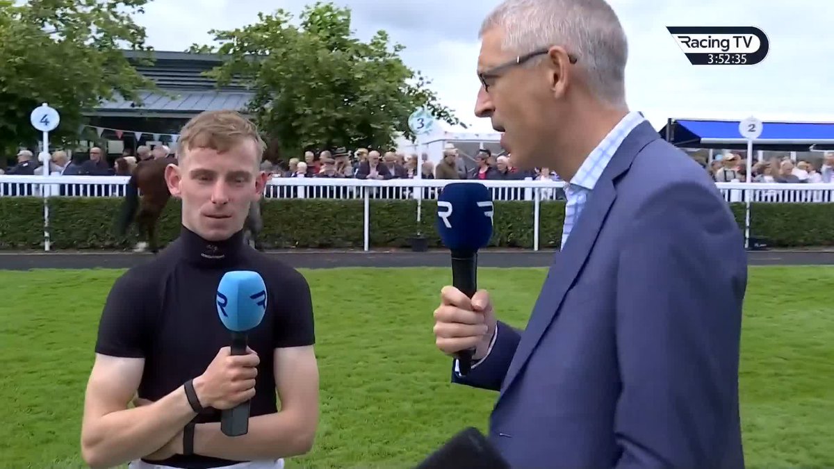 🗣️ "It's a great buzz to be back." An interview to thaw the stoniest of hearts ❤️ Jockey Wesley Joyce describes the joy of his return to the saddle Naas Racecourse after suffering serious injuries in a fall at Galway last year. Johnny Murtagh
