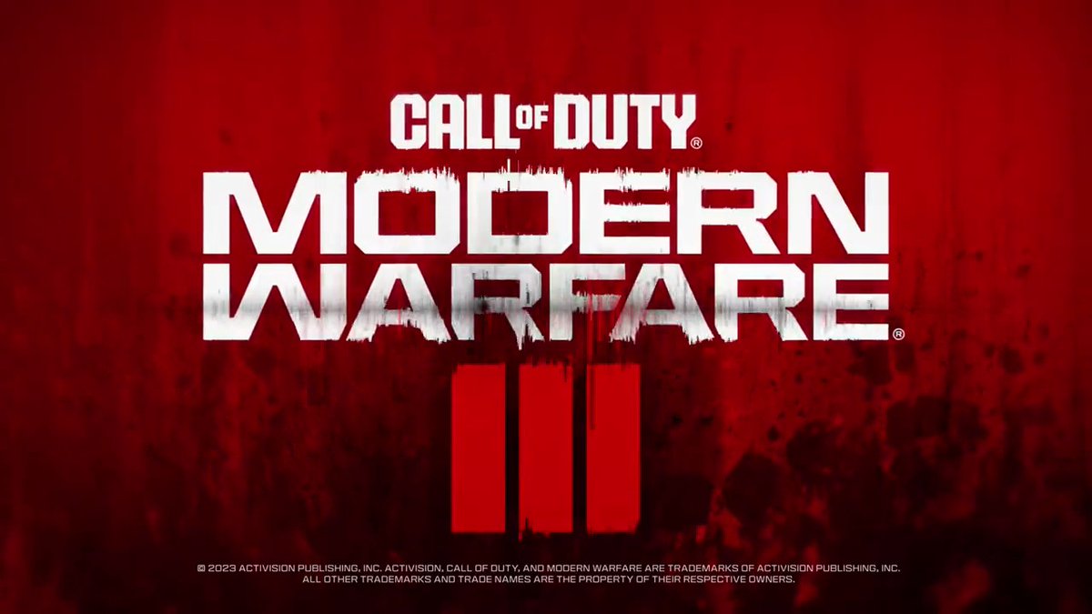BREAKING: Call of Duty: Modern Warfare III Logo Revealed Launch date: November 10, 2023 #ModernWarfare3 #MWIII