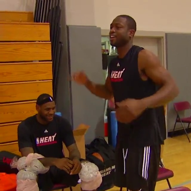 This DWade and LeBron off the court moment is gold 🤣 Dwyane Wade gets his #23HoopClass enshrinement this Saturday, August 12 at 8pm/et on NBA TV!