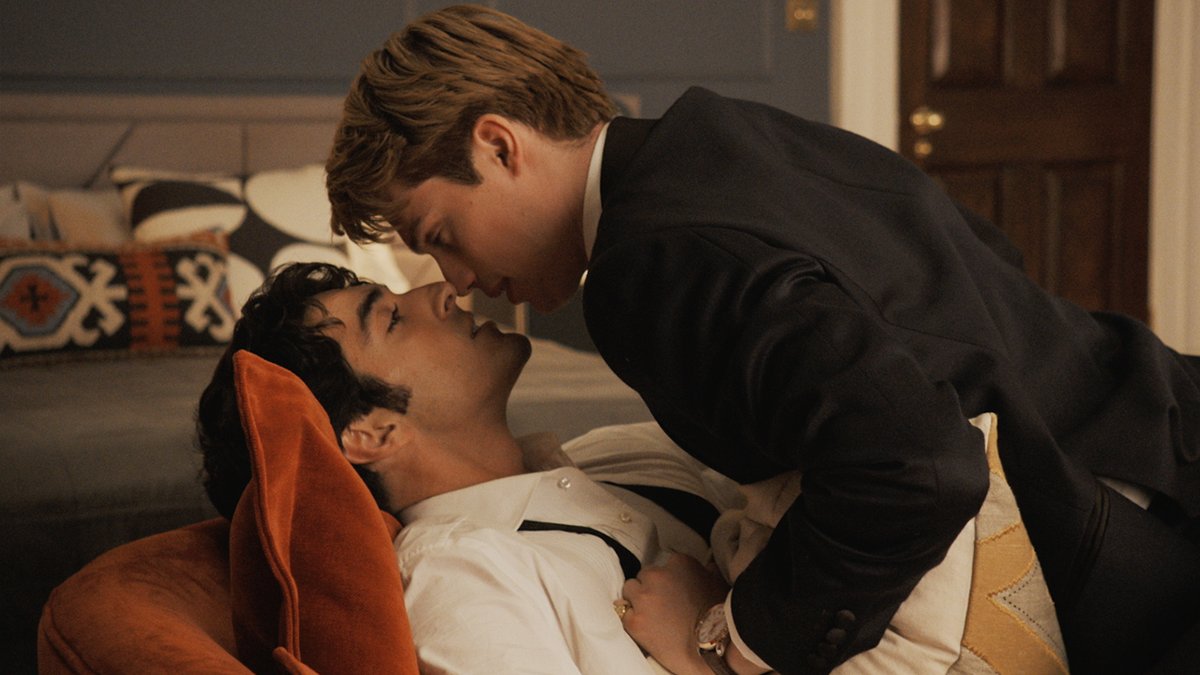 Their chemistry. 💙 Watch Alex and Henry share a steamy kiss in this #RWRBMovie sneak peek.