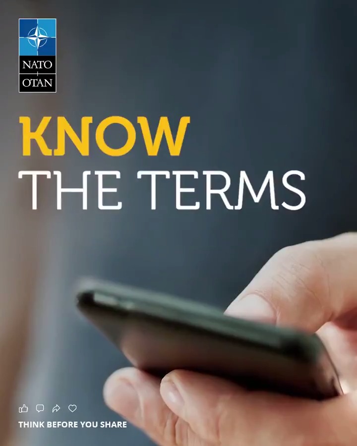 Each piece of information has value. Therefore, think twice before you share. #OPSEC #disinformation #misinformation Steps we all should take: 1. Check a source. 2. Check a tone. 3. Check a story. 4. Check images. 5. Check your biases. #WeAreNATO