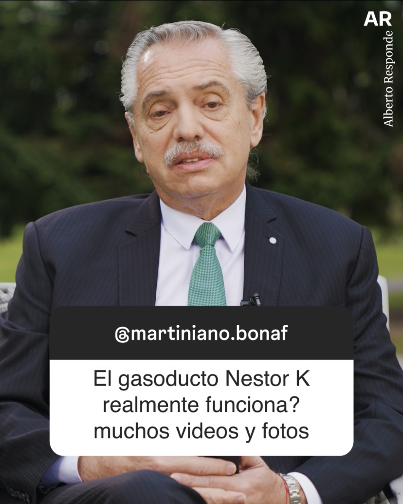 💬📲 Sus preguntas, mis respuestas: #GasoductoNéstorKirchner.