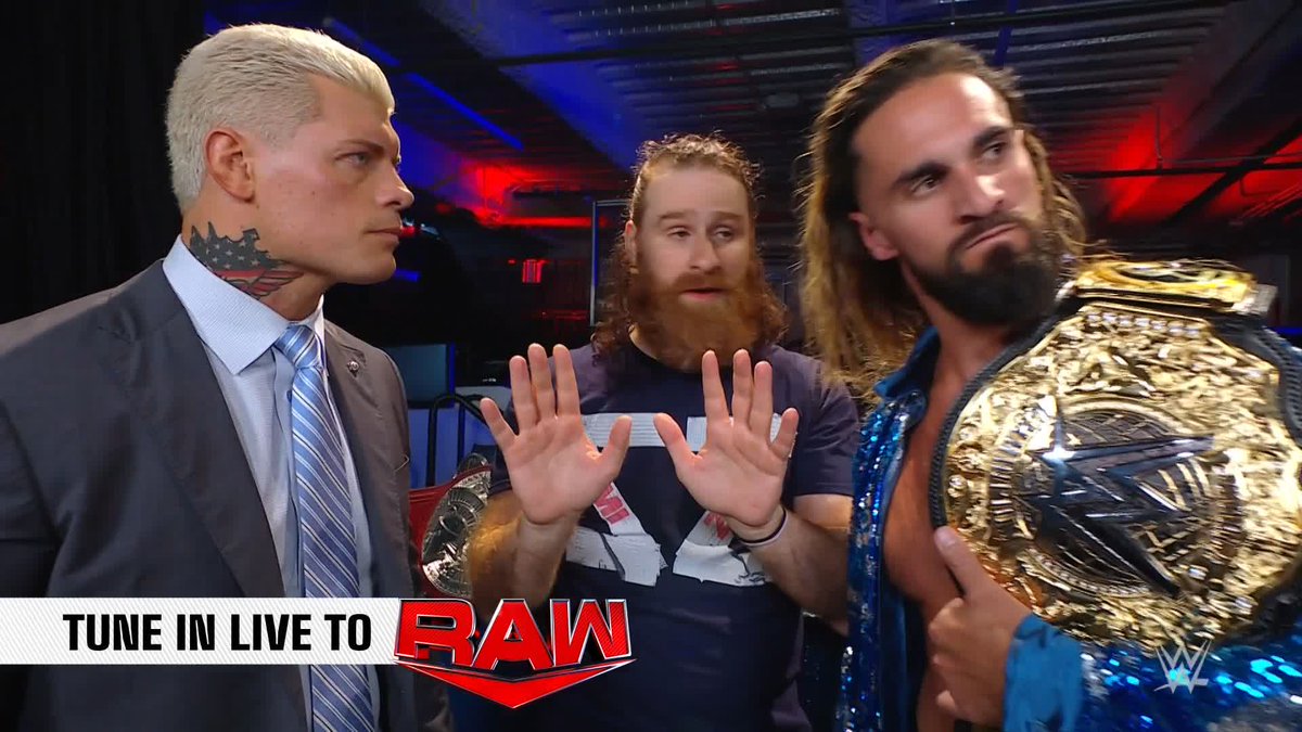 Will Cody Rhodes and Seth Rollins be able to COEXIST tonight on #WWERaw?