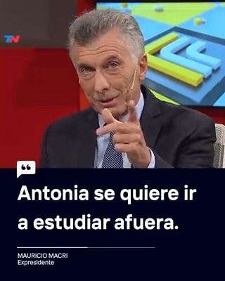 🗣️Mauricio Macri en DESDE EL LLANO: "Mi hija de 11 años me dijo que se quiere ir a estudiar afuera"