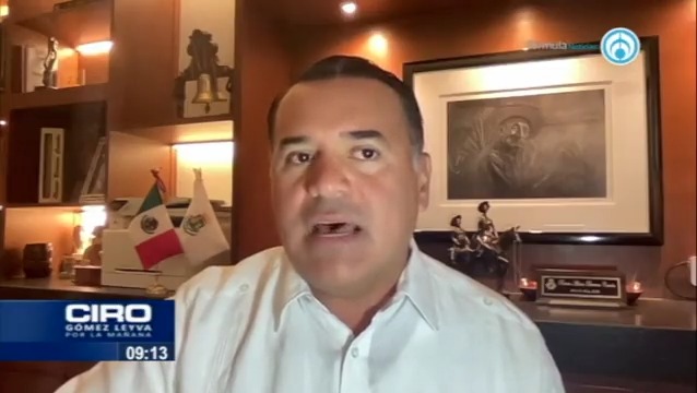 “Pretendo ser el próximo gobernador de #Yucatán. Me respaldan mi trayectoria y los números exitosos que hemos obtenido en #Mérida”, aseguró #PorLaMañana el alcalde de Mérida, Renán Barrera. Dijo que en los próximos días van a levantar una encuesta en el estado y el 15 de agosto determinarán quién será el candidato del #PAN para gobernar el estado.