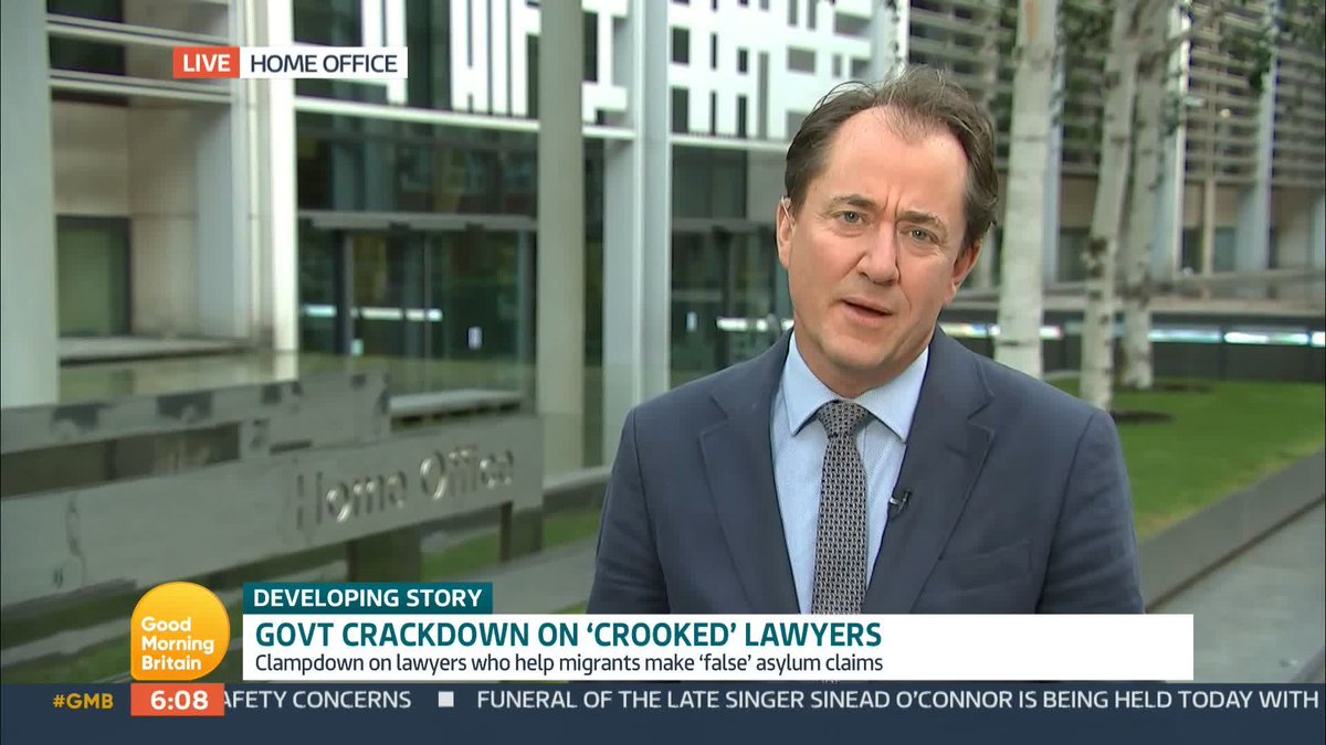 Migrants have reportedly been given a letter by the Home Office saying they have "no choice" - either board the barge - or say goodbye to any kind of publicly funded accommodation. Richard Gaisford reports.