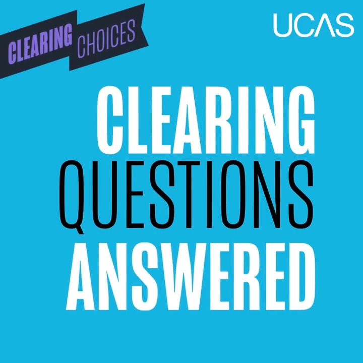 How will I know if i'm in Clearing? Where can I find Clearing courses? UCAS Expert Sam answers our most frequently asked Clearing questions. Students in Scotland🏴󠁧󠁢󠁳󠁣󠁴󠁿 - You can add a Clearing choice from 10:00(UK) today. Search courses here: