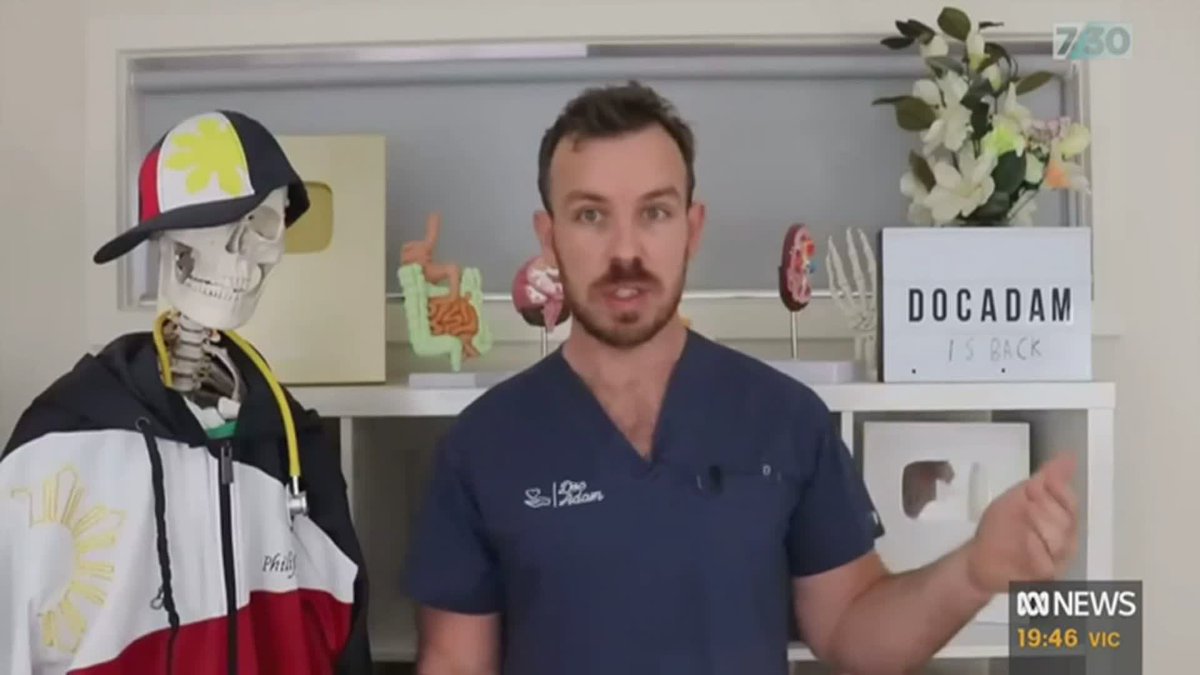 What happens when one medical practitioner calls out another online? That's something a Melbourne doctor is finding out. He's being sued for defamation after his YouTube videos questioned the online advice of a doctor with millions of followers. Norman Hermant #abc730