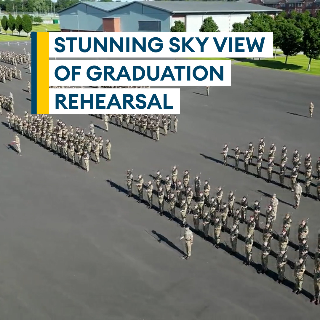 Two more sleeps! 💤 Junior British soldiers are getting ready for their 2023 summer graduation 🎓 👏 The trainees will graduate from the British Army 🇬🇧 Foundation College in Harrogate on Thursday 🪖