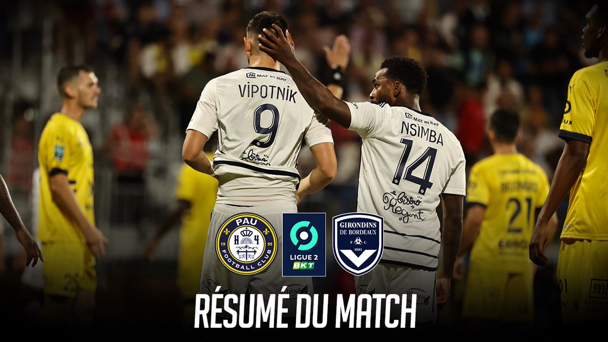 Retrouvez le résumé du déplacement bordelais à Pau en Ligue 2 BKT 📽