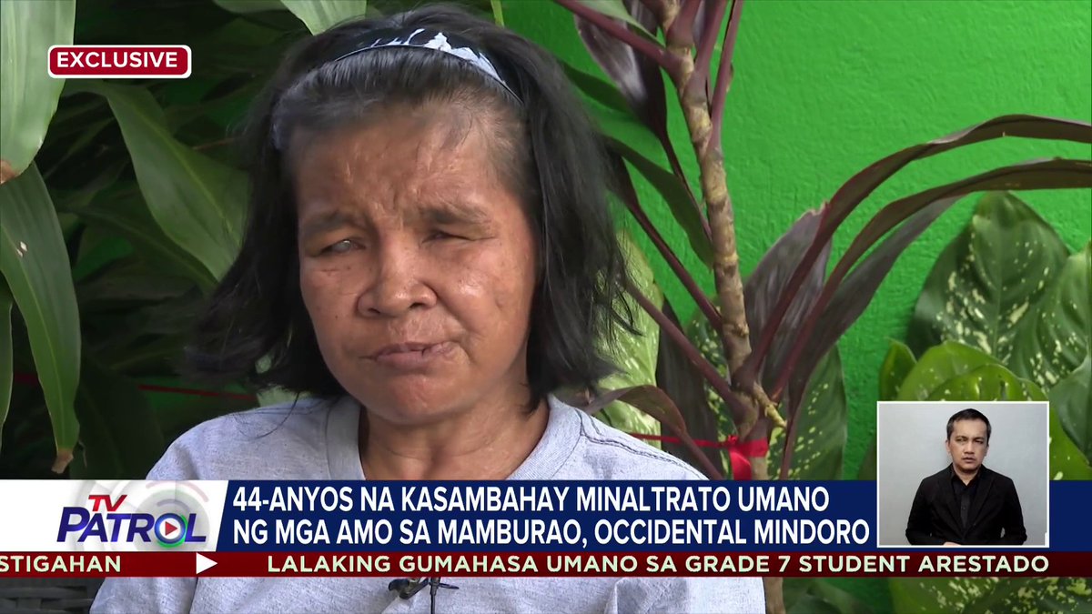 EXCLUSIVE: Hindi na makakita ang 44-anyos na kasambahay sa Occidental Mindoro matapos siyang maltratuhin umano ng kanyang amo. Para sa mga kababaihang nakakaranas ng pang-aabuso, maaaring tumawag sa Voice of the Free Foundation sa kanilang hotline: 09175467588.