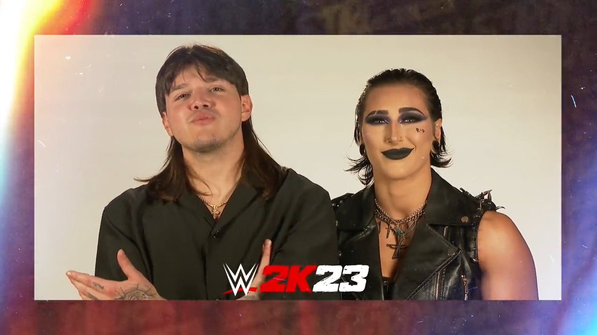 Come a little closer & listen to what Mami & Dirty Dom have to say! 😏 RheaRipley_WWE Dominik Think you have what it takes to be in the #WWE2K23 Hall of Champions & win a trip to #WrestleMania 40? Enter Today! #HallOfChampions #contest Rules 👉