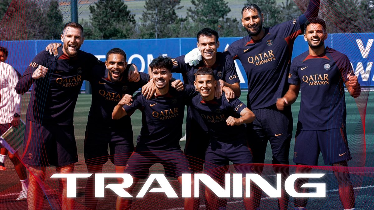 Retour sur l'entraînement du jour 📽️🔴🔵 🔜 #PSGFCL