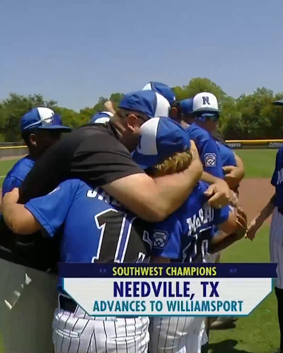Needville, Texas Little League is heading to Williamsport‼️#LLWS