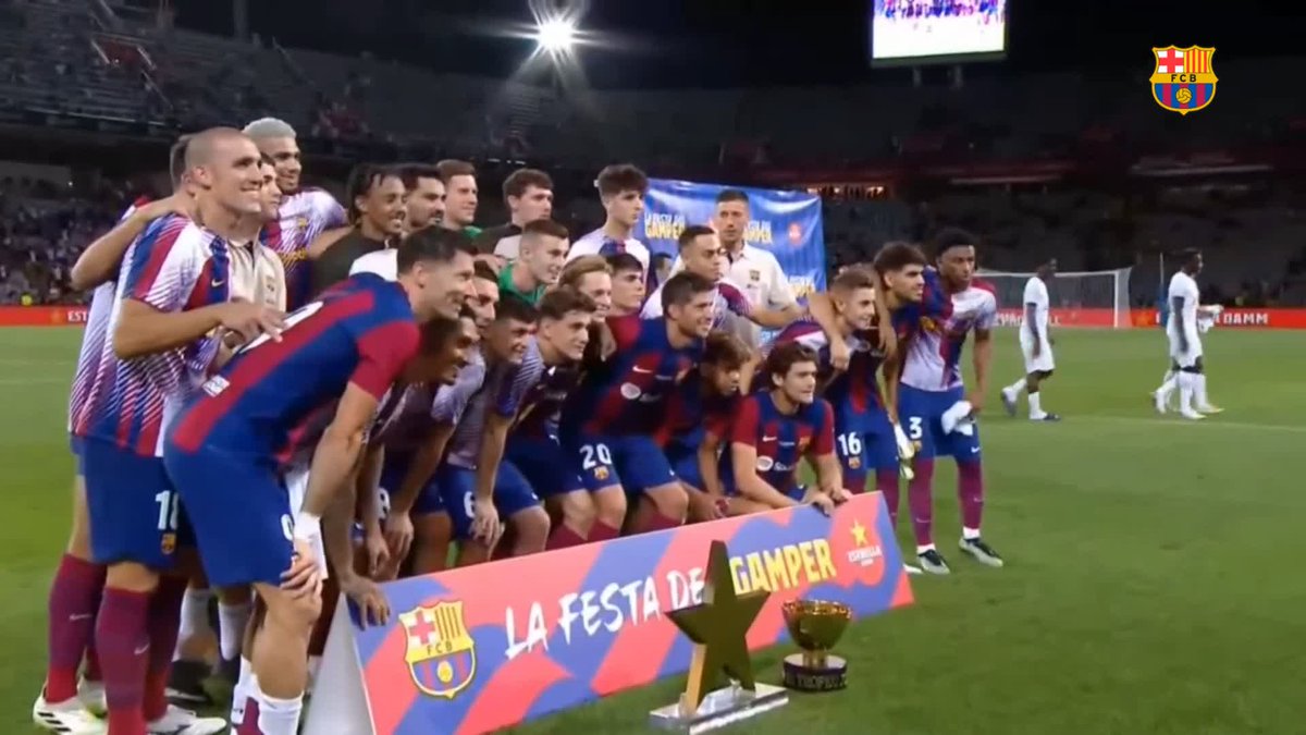 Ladies and gentlemen, the winners of the Gamper