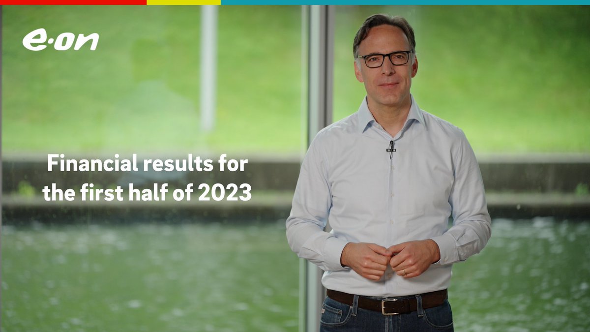 Today, we published our half-year financial results for 2023. E.ON showed a strong financial and operating performance. Our CFO Marc Spieker provides more details on our half-year results 2023. For more information: