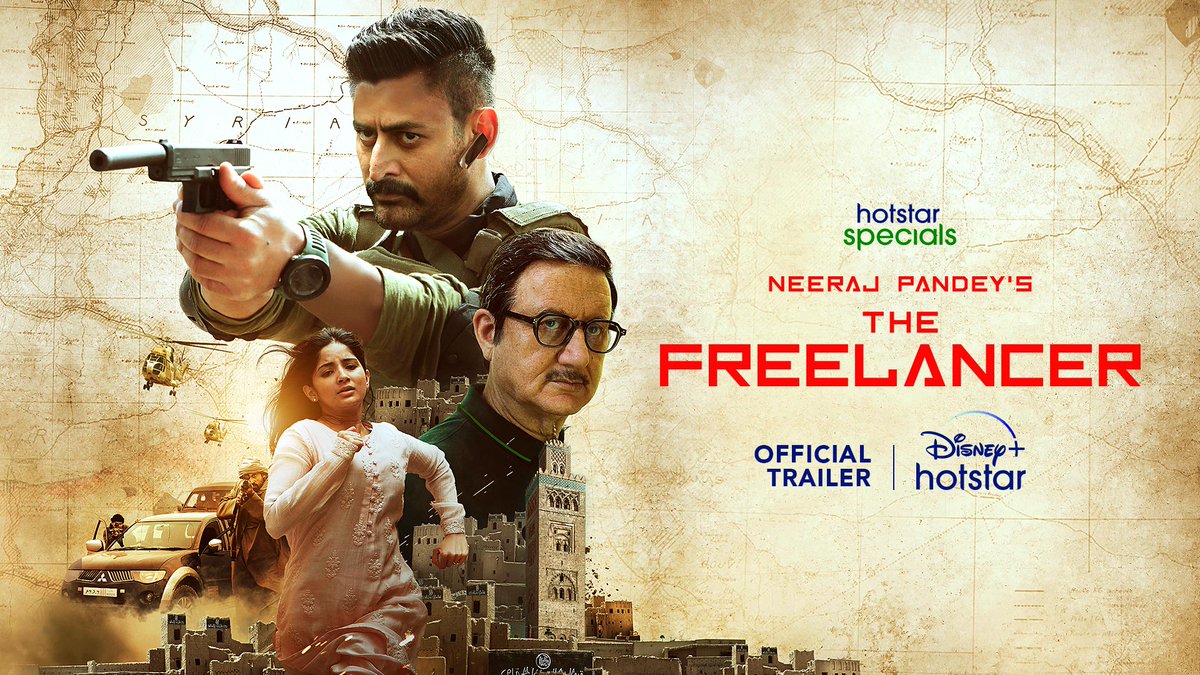 When life hangs by a thread, a daring rescue mission becomes a battle against destiny. #HotstarSpecials #TheFreelancer streaming from 1st Sept. #TheFreelancerOnHotstar Friday Storytellers Neeraj Pandey Bhav Dhulia Shital Bhatia mohit raina Anupam Kher Kashmiraofficial