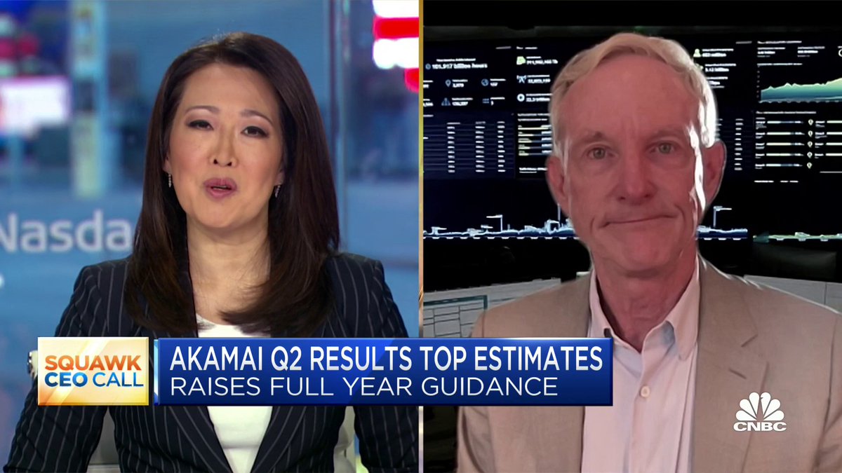 $AKAM reported stronger-than-expected results for the second quarter and raised its full-year earnings and revenue guidance. CEO Tom Leighton has an inside look at the quarter.