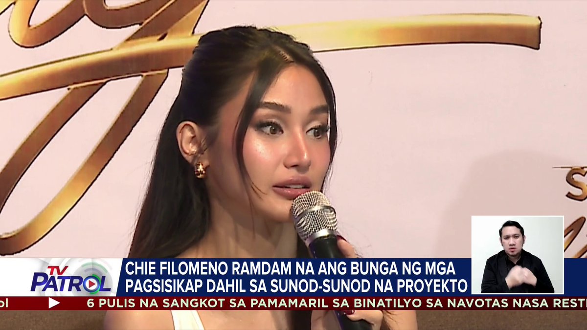 Muling pumirma ng kontrata sa ABS-CBN sina Anji Salvacion, Chie Filomeno, at Jake Ejercito. BASAHIN ang buong ulat:
