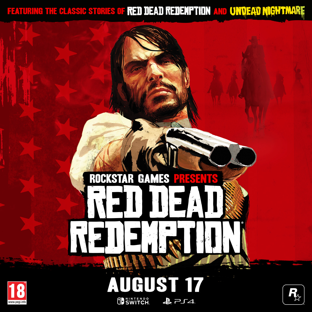 On August 17, the beloved Western experience Red Dead Redemption and its horror companion Undead Nightmare arrive together for the first time on the Nintendo Switch and modern PlayStation systems. Add Red Dead Redemption to your wish list now.