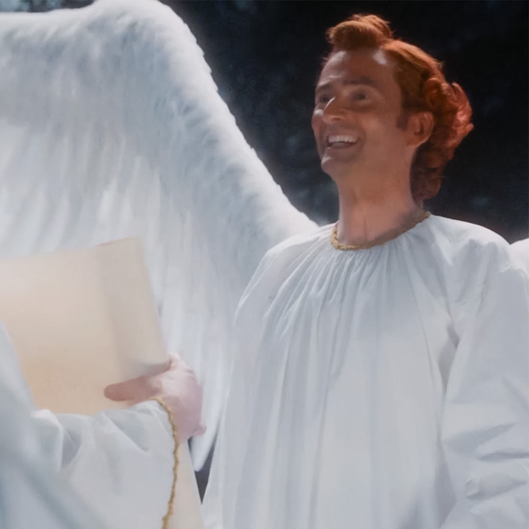 Crowley wears a Fez, now. Fezzes are cool. Catch all the Doctor Who easter eggs in Good Omens Season 2, now streaming on Prime Video.